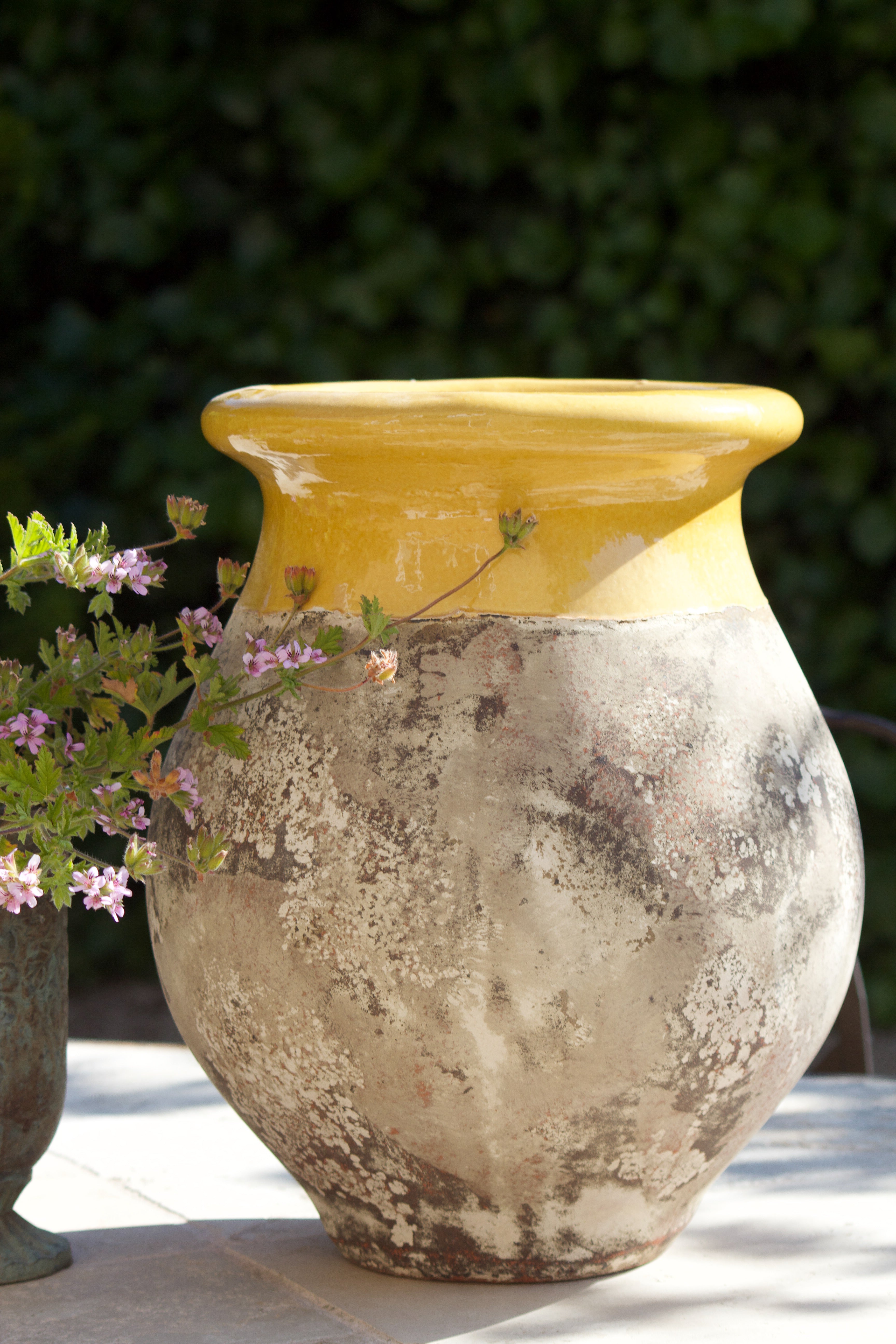 Oil Jar with Prestige Patina and Honey Glaze